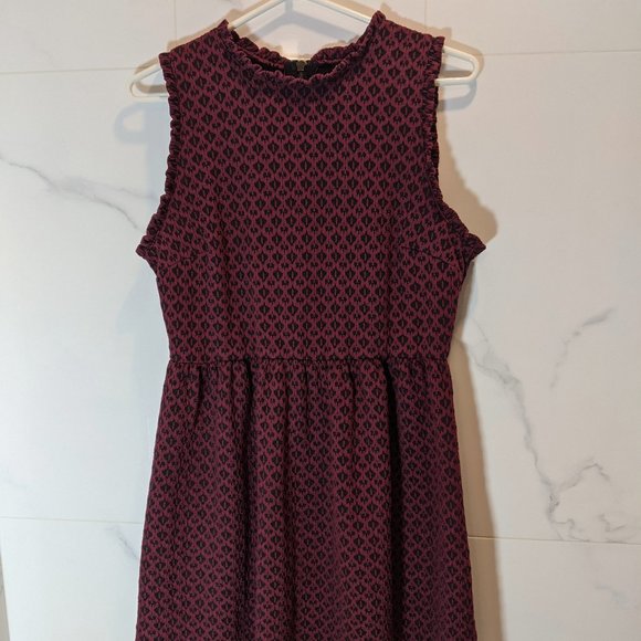 ❗LAST CHANCE❗Xhilaration Red/Burgundy Dress with Ruffle Details - Picture 1 of 5